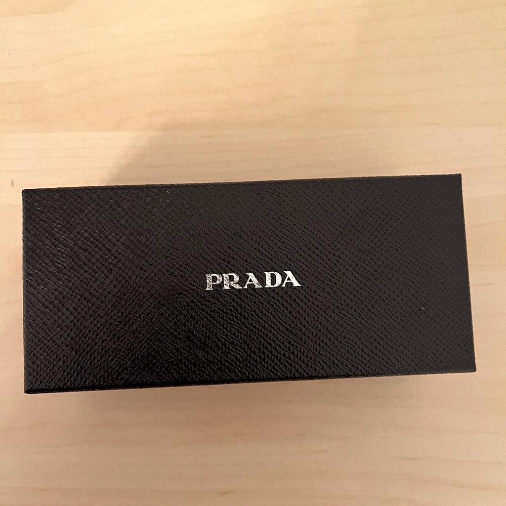 Prada Black Sunglasses Case and Box